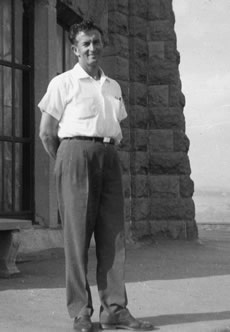 Photo of brother David Warrington, 1956.